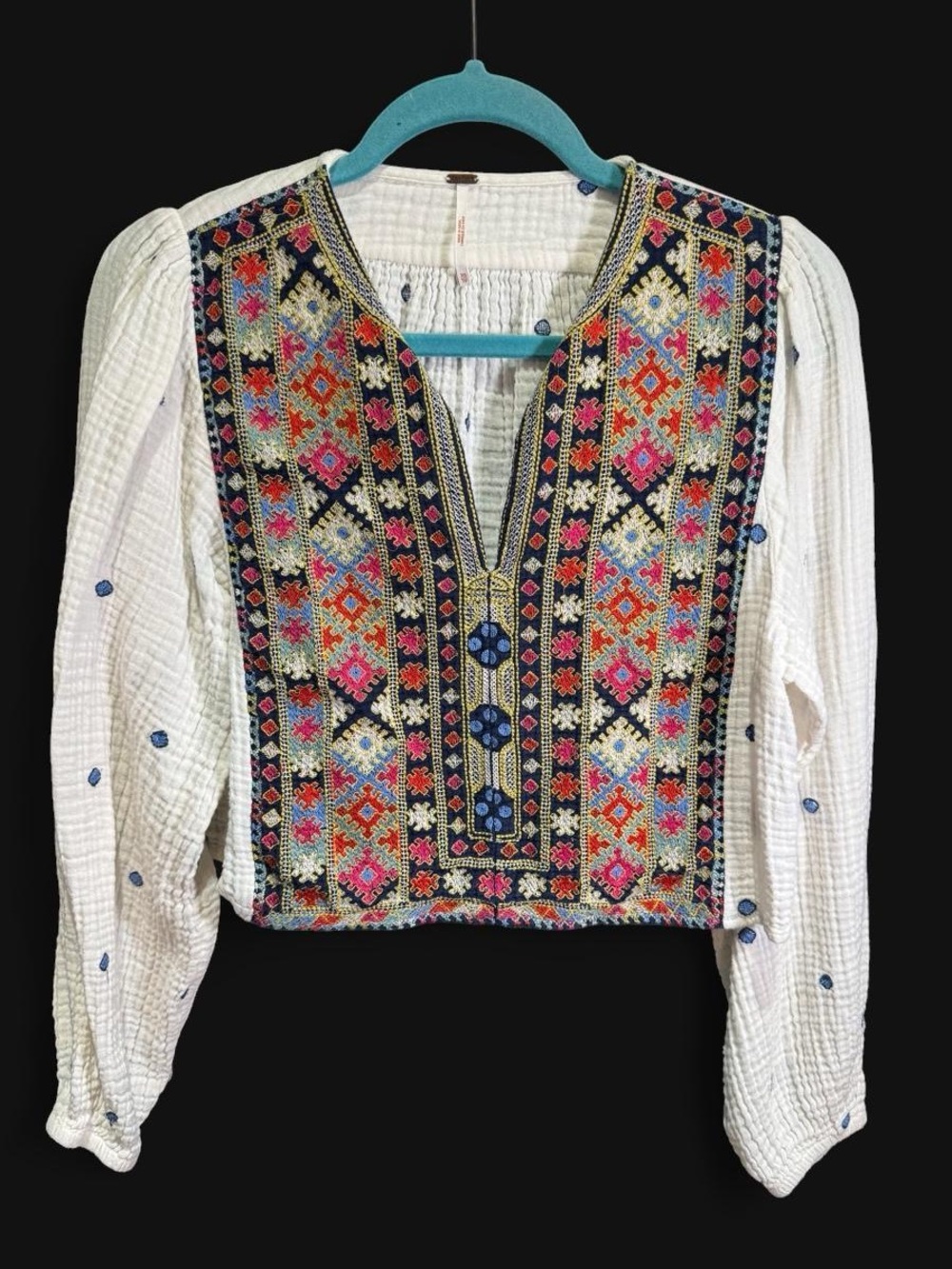 Free people embroidered top